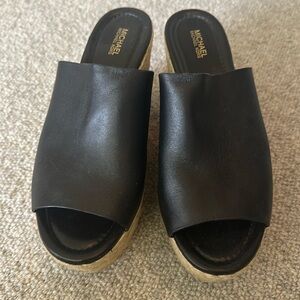 Michael Kors leather sandals